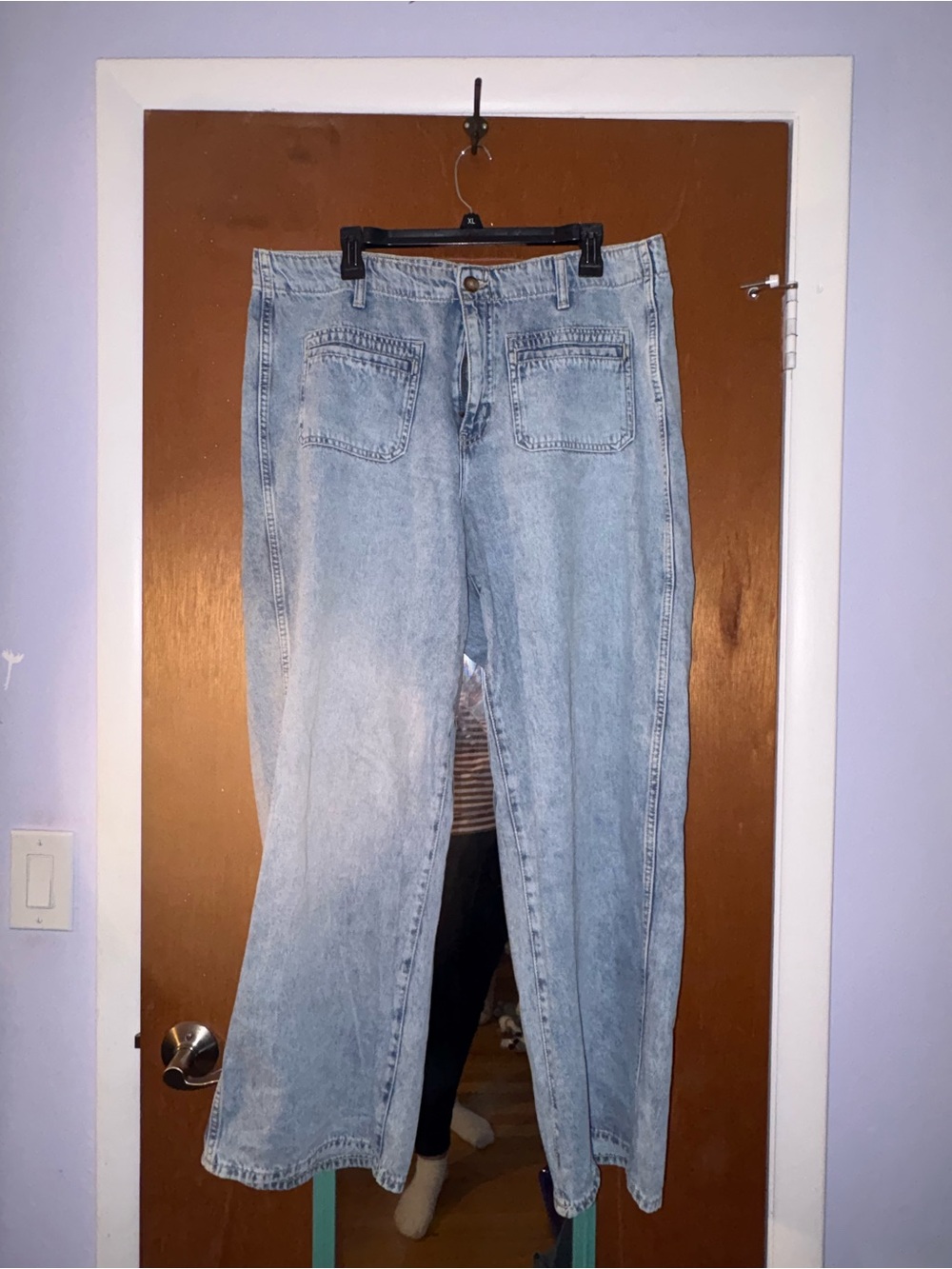 Old navy baggy hi rise wide leg jeans